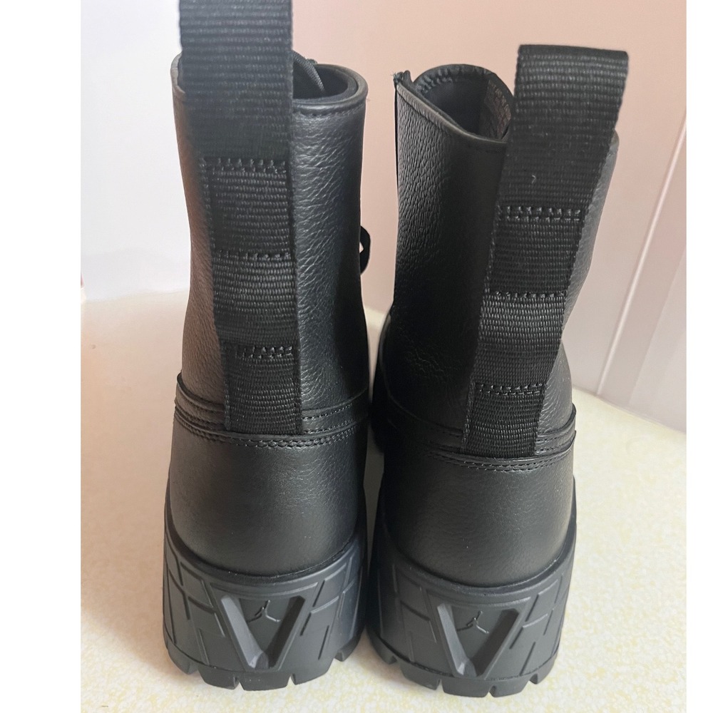Nike Jordan Brooklyn Womens Boots Triple Black Platform FJ5737-001 Size 10 - Picture 5 of 6